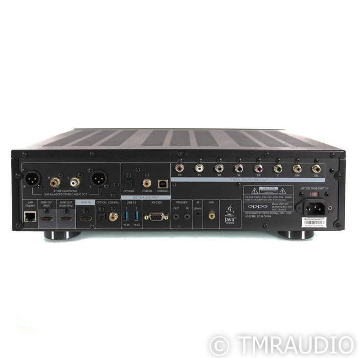 Oppo UDP-205 Universal 4k Blu-Ray SACD/CD Player; Black
