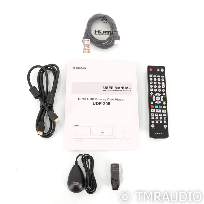 Oppo UDP-205 Universal 4k Blu-Ray SACD/CD Player; Black