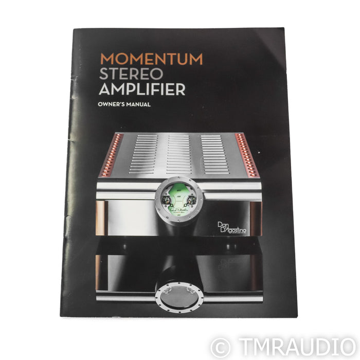 Dan D'Agostino Momentum S200 Stereo Power Amplifier; Silver