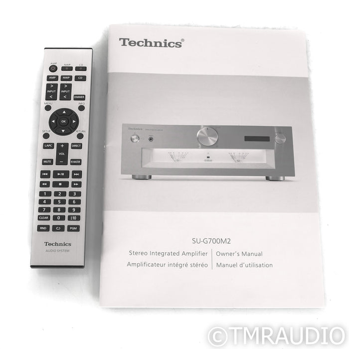 Technics SU-G700 MK2 Stereo Integrated Amplifier; Black; DAC; MM Phono