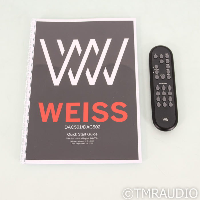 Weiss Engineering DAC501 D/A Converter; (open Box)