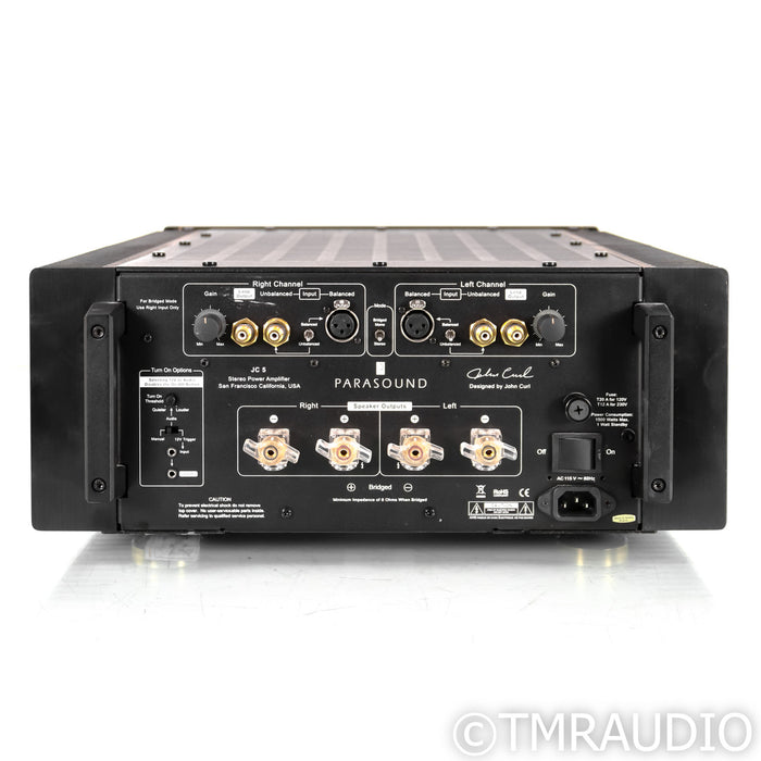 Parasound Halo JC5 Stereo Power Amplifier; JC-5; Black