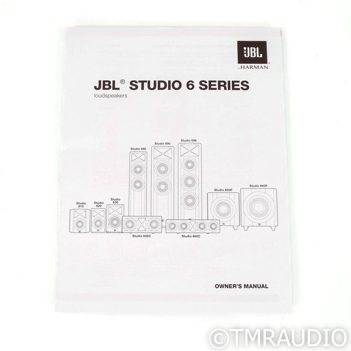 JBL Studio 620 Bookshelf Speakers; Rosewood Pair