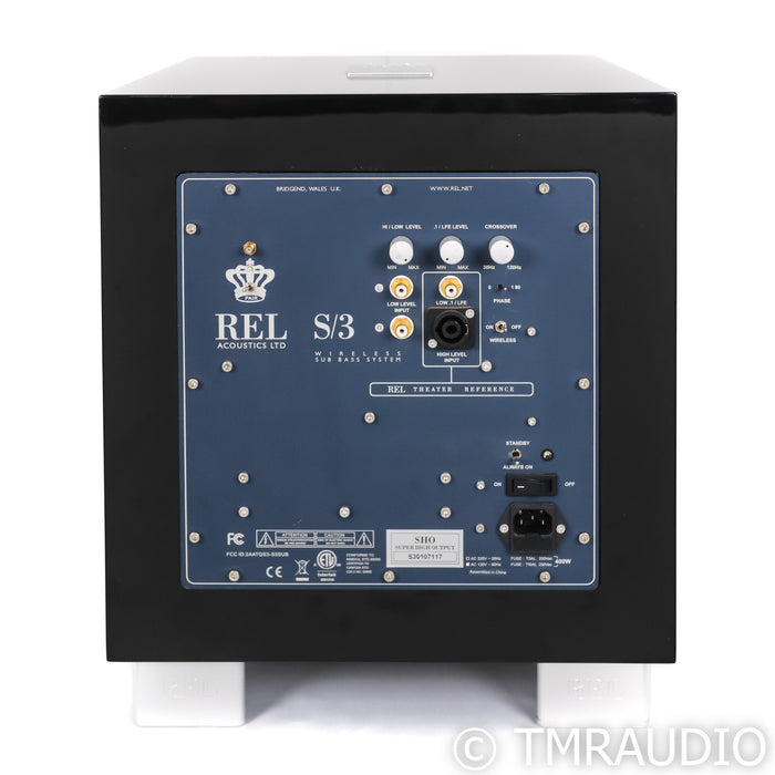 REL S/3 SHO 10" Subwoofer; Black