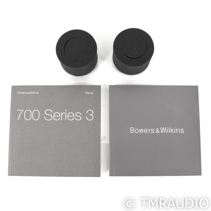 B&W 705 S3 Bookshelf Speakers; Piano Black Pair