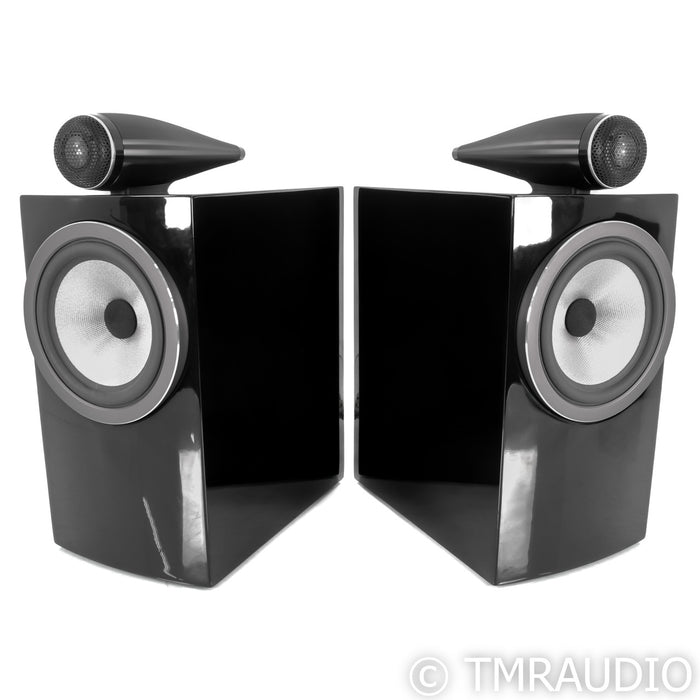 B&W 705 S3 Bookshelf Speakers; Piano Black Pair