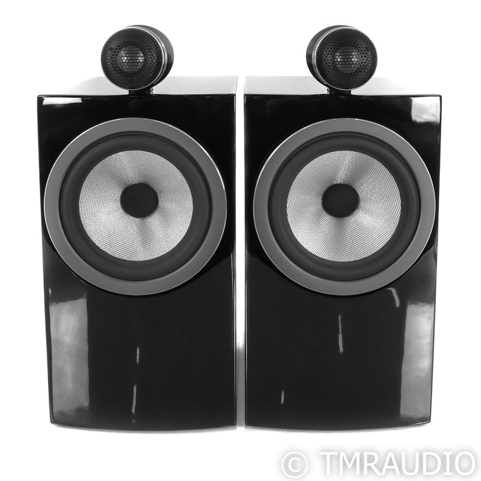 B&W 705 S3 Bookshelf Speakers; Piano Black Pair
