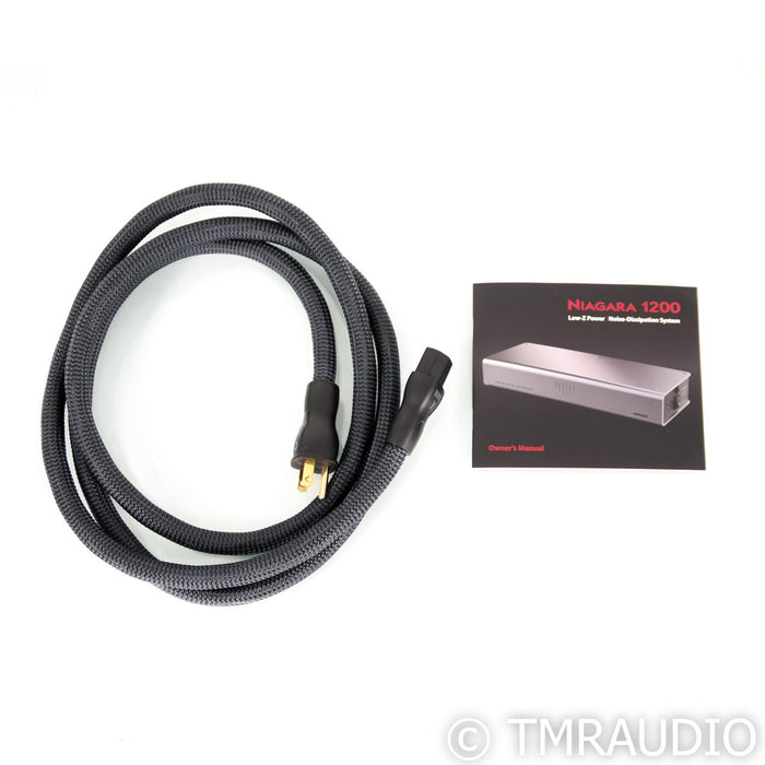 AudioQuest Niagara 1200 AC Power Line Conditioner; NRG-Y3 Power Cable (Open Box)