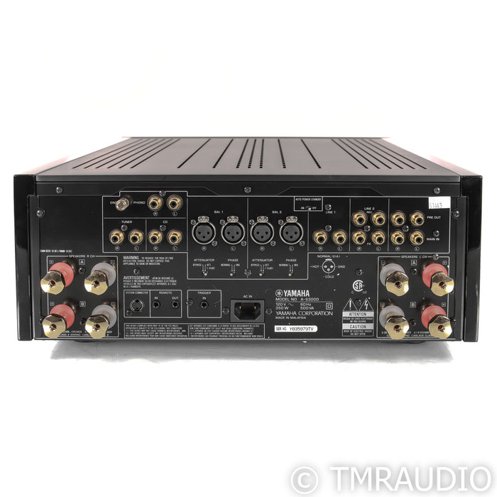 Yamaha A-S3000 Stereo Integrated Amplifier; AS3000; Black