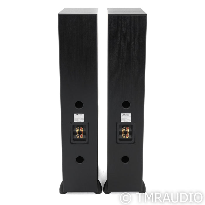 Totem Acoustics Bison Twin Tower Floorstanding Speakers; Black Ash Pair (Open Box)