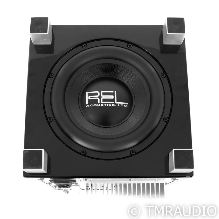 REL T5 8" Powered Subwoofer; Gloss Black
