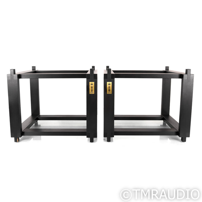 Ton Trager Reference Stands for Harbeth M40 Series; Beech Black Pair (Open Box)