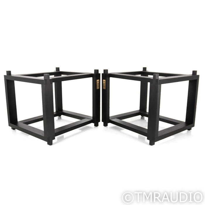 Ton Trager Reference Stands for Harbeth M40 Series; Beech Black Pair (Open Box)