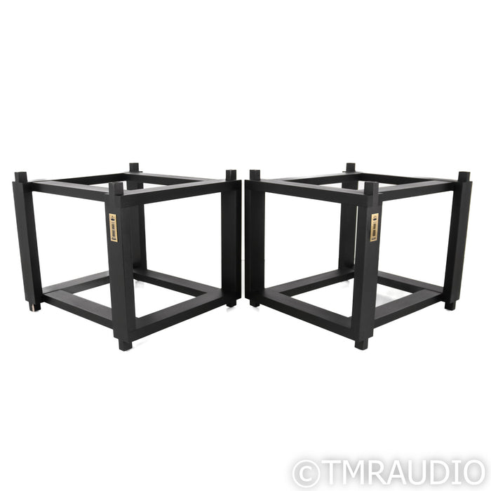Ton Trager Reference Stands for Harbeth M40 Series; Beech Black Pair (Open Box)