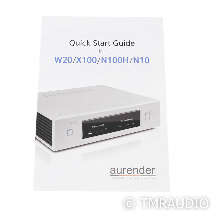 Aurender N100H Network Server / Streamer; 2TB HDD; Silver