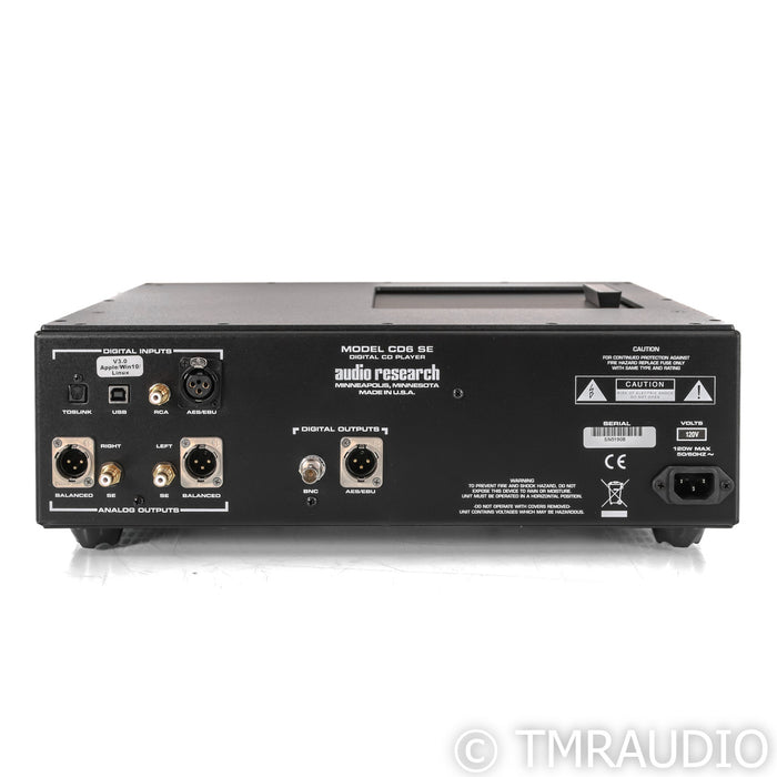 Audio Research CD6SE CD Player; CD-6 SE; Silver