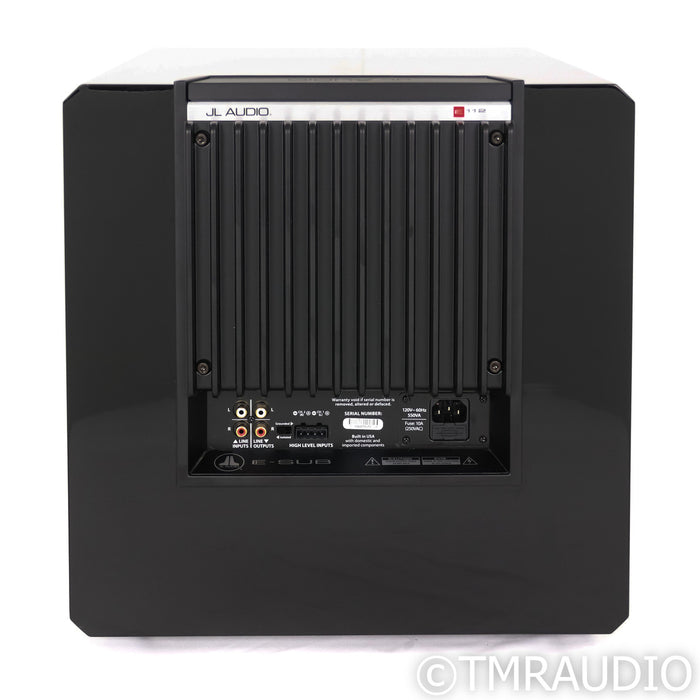 JL Audio E-Sub E112 12" Powered Subwoofer; Piano Gloss Black