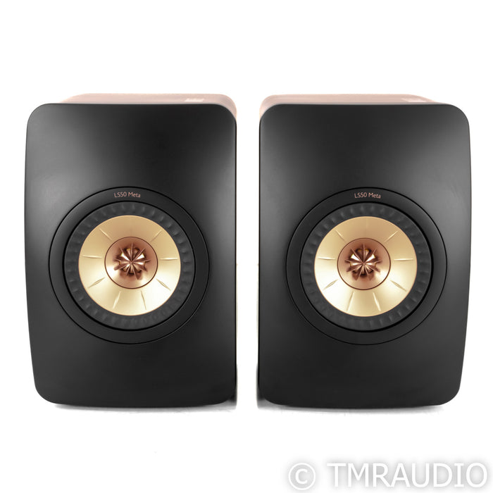 KEF LS50 Meta Bookshelf Speakers; LS-50; Black