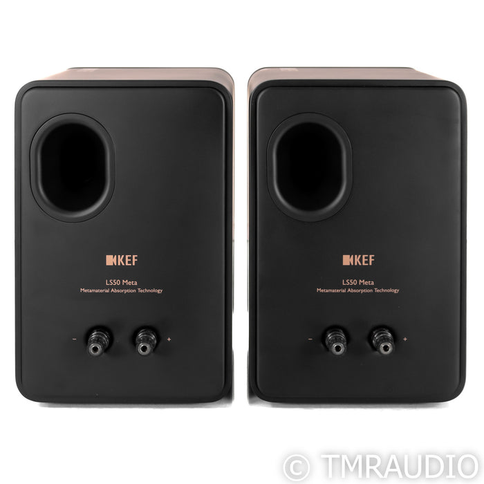 KEF LS50 Meta Bookshelf Speakers; LS-50; Black