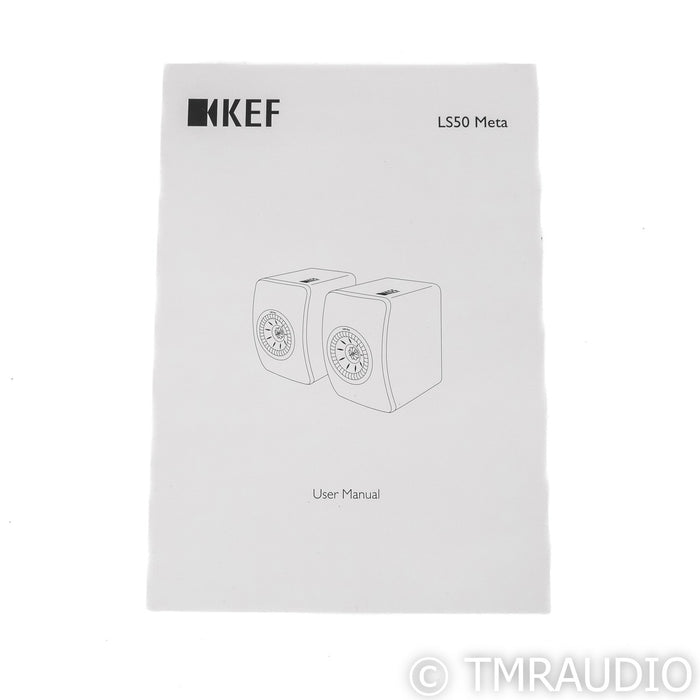 KEF LS50 Meta Bookshelf Speakers; LS-50; Black