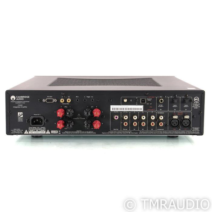 Cambridge Audio CXA81 Stereo Integrated Amplifier; CX-A81; Luna Grey