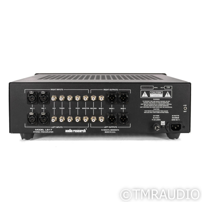 Audio Research LS17 Stereo Tube Preamplifier; Black