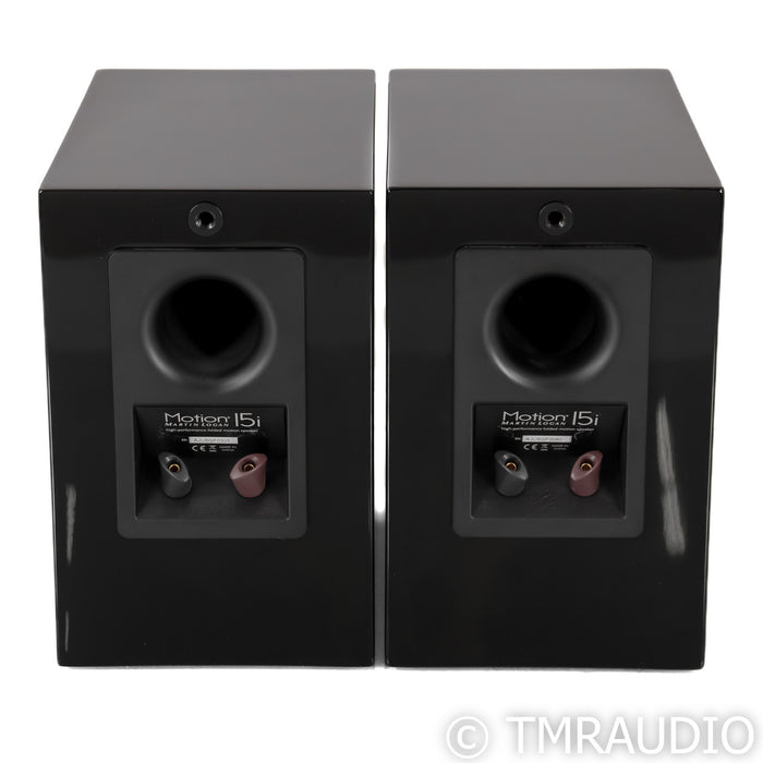 Martin Logan Motion 15i Bookshelf Speakers; Black Gloss Pair