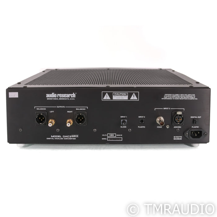 Audio Research DAC3 MKII Tube DAC; D/A Converter; Silver