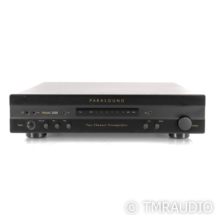 Parasound NewClassic Model 2100 2.1 Channel Preamplifier; MM / MC Phono