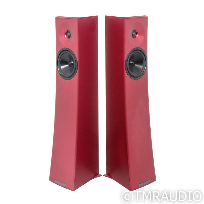 YG Acoustic Carmel 2 Floorstanding Speakers; Red Pair