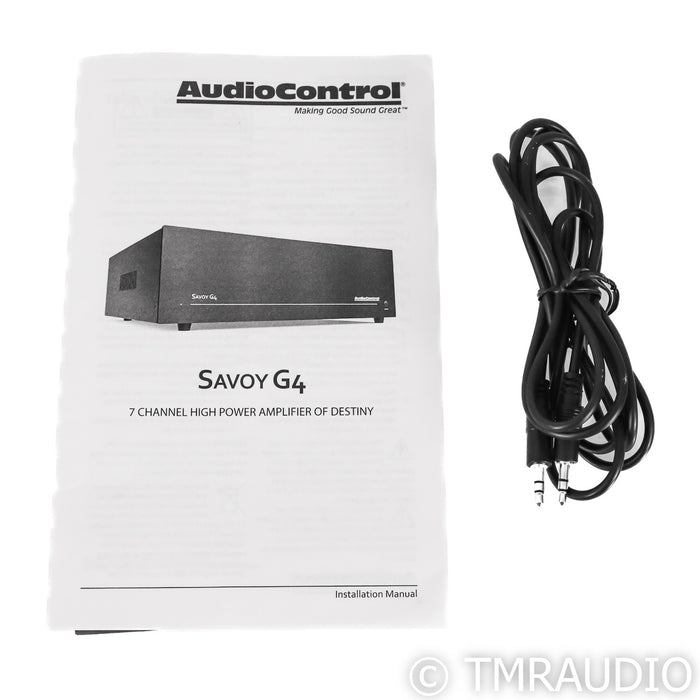 AudioControl Savoy G4 7 Channel Power Amplifier; Black