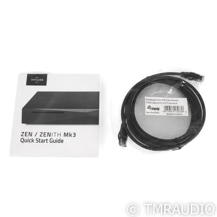 Innuos ZEN MK3 Network Streamer / Server / CD Ripper; 2TB; Black