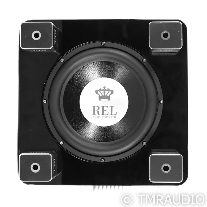 REL T/7x 8" Powered Subwoofer; Piano Black (Open Box)