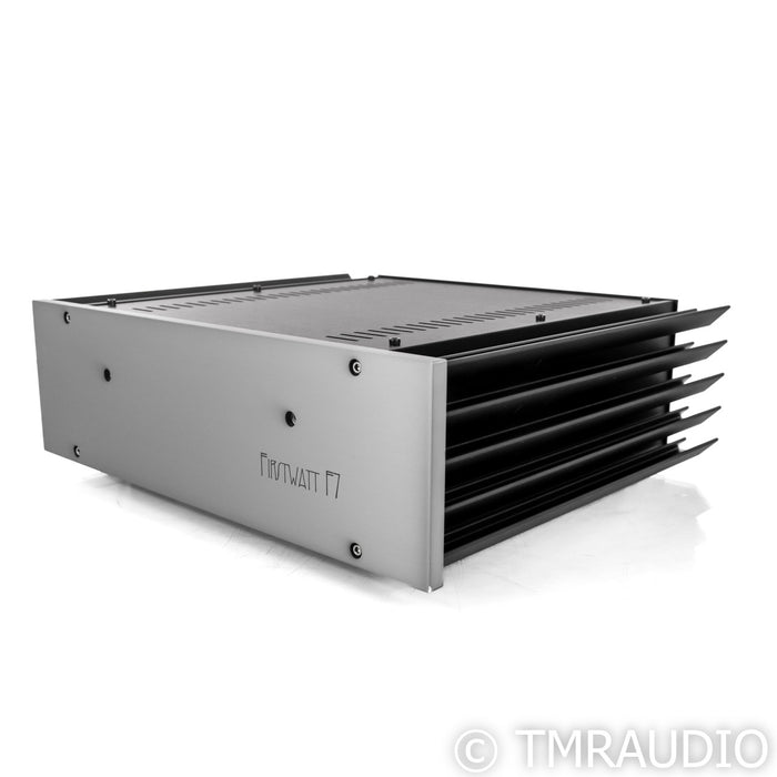 First Watt F7 Stereo Power Amplifier; Silver