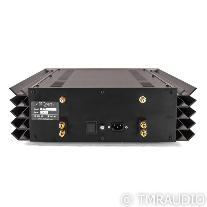 First Watt F7 Stereo Power Amplifier; Silver