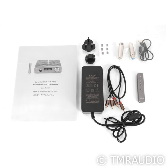 Burson Soloist 3X GT Headphone Amplifier; Grand Tourer Edition; Silver