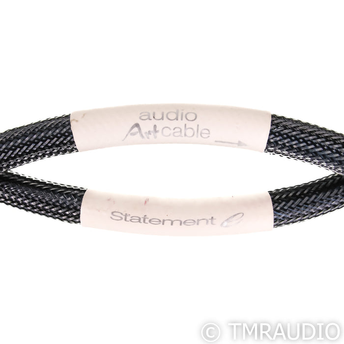 Audio Art Cable Statement e SC Cryo Speaker Cables; 4ft Pair; Rhodium Banana