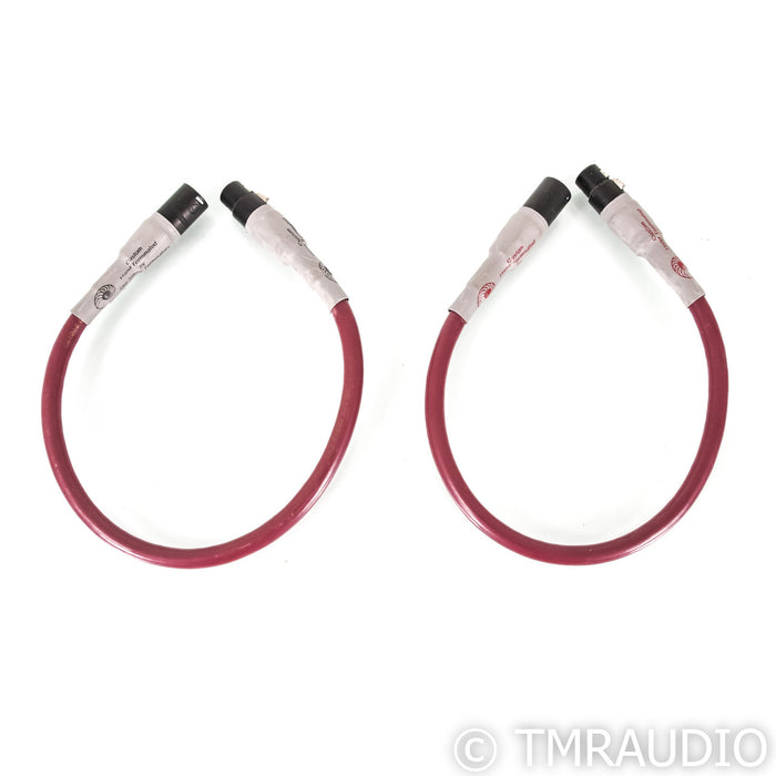 Cardas Golden Cross XLR Cables; 0.5m Pair Balanced Interconnects
