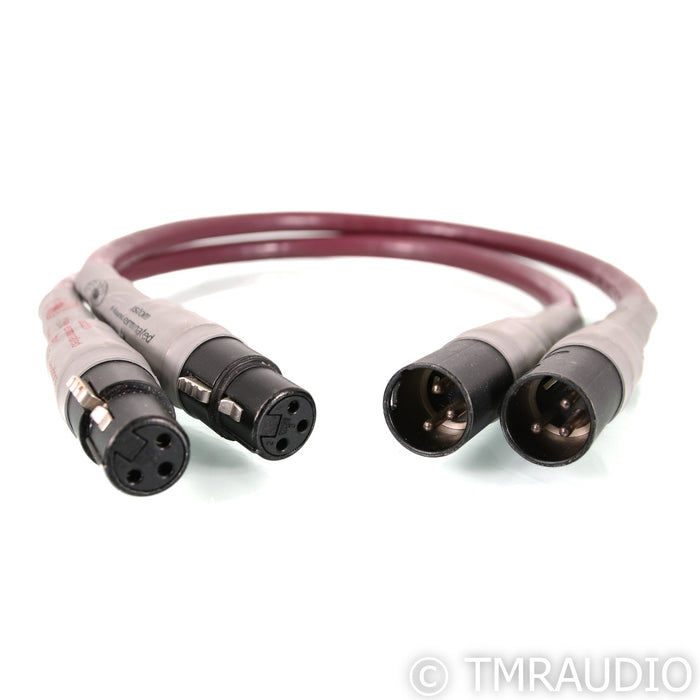 Cardas Golden Cross XLR Cables; 0.5m Pair Balanced Interconnects