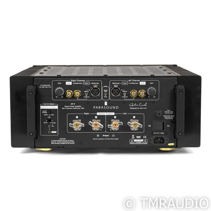 Parasound Halo JC5 Stereo Power Amplifier; Black
