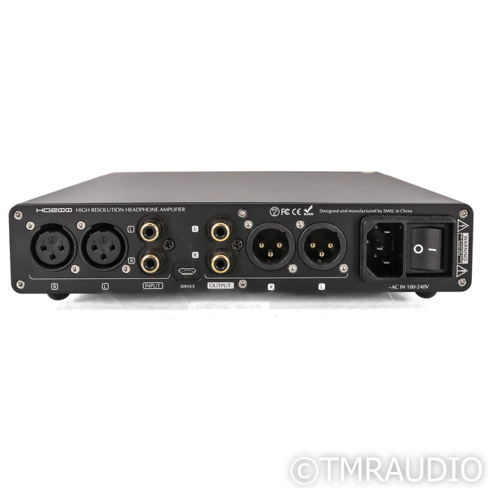 S.M.S.L HO200 Headphone Amplifier / Preamplifier; HO-200; Black