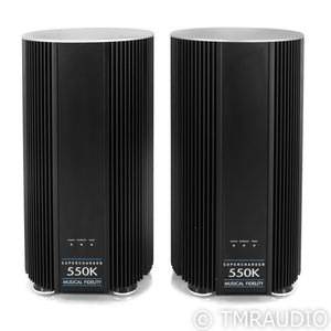 Musical Fidelity 550k Supercharger Monoblock Amplifiers; Black Pair