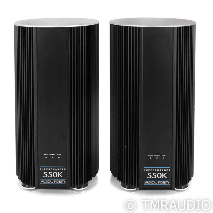 Musical Fidelity 550k Supercharger Monoblock Amplifiers; Black Pair