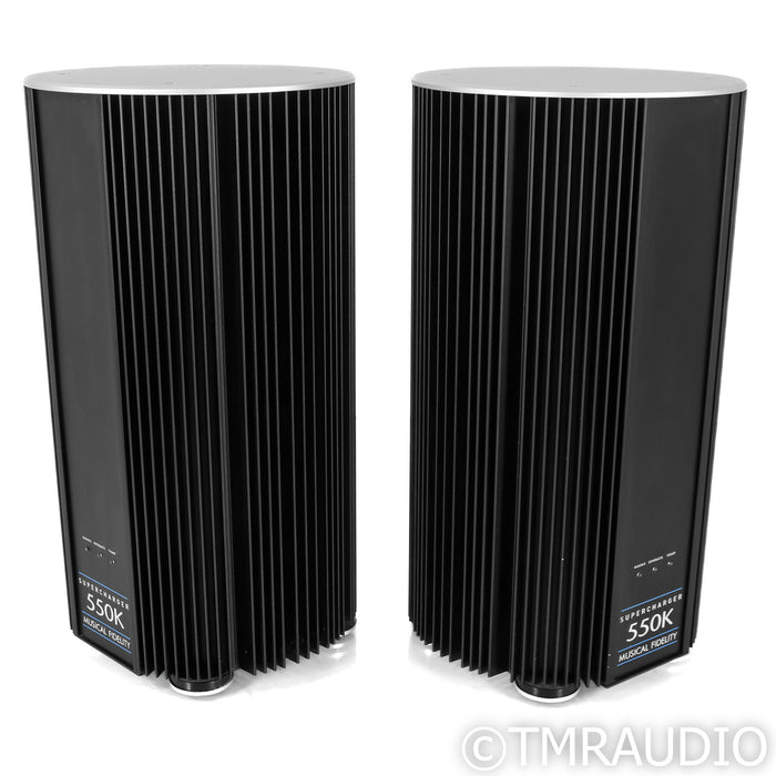 Musical Fidelity 550k Supercharger Monoblock Amplifiers; Black Pair