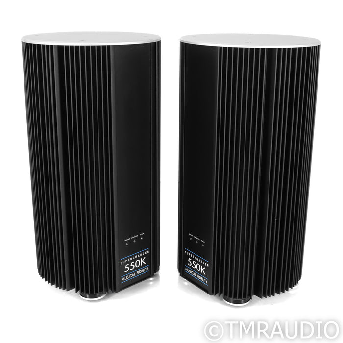 Musical Fidelity 550k Supercharger Monoblock Amplifiers; Black Pair