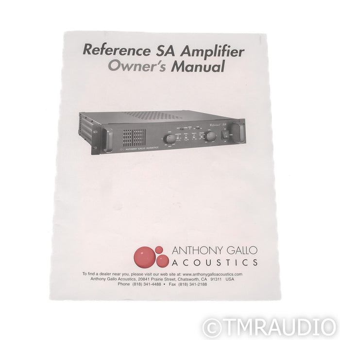 Anthony Gallo Acoustics Reference 3 SA Stereo / Mono Subwoofer Amplifier