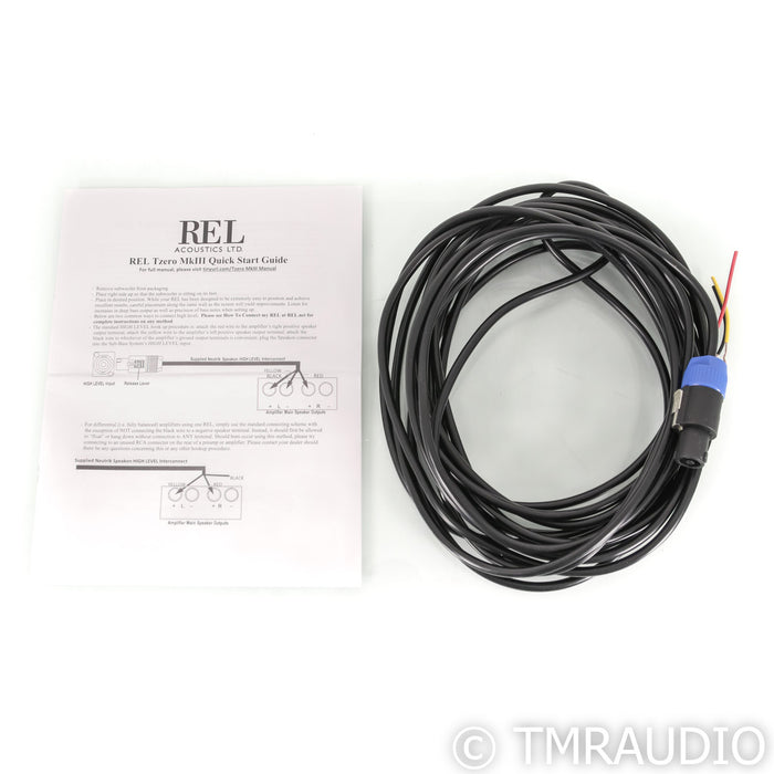 REL Tzero MkIII 6.5" Powered Subwoofer; Piano Black
