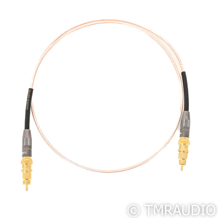 Nordost Silver Shadow BNC / RCA Coaxial Cable; 1m Digital Interconnect