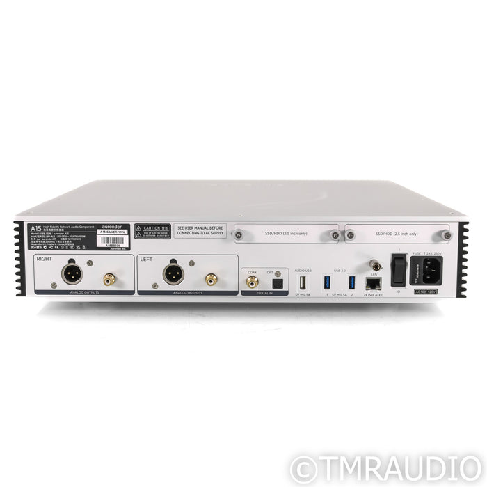 Aurender A15 High Performance Network Server / Streamer; Silver