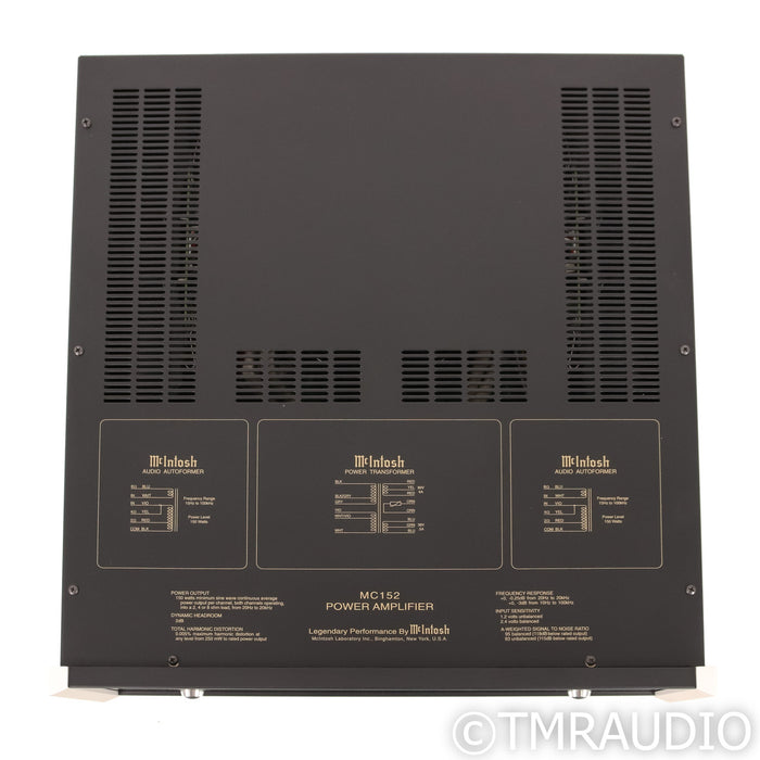 McIntosh MC152 Stereo Power Amplifier; MC-152